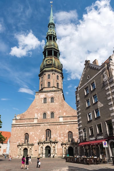St Peter's Church, Riga. Live Riga