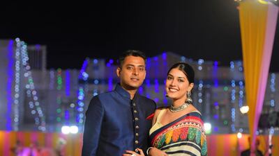 Mrs World 2022 Sargam Koushal with her husband Aditya Manohar Sharma