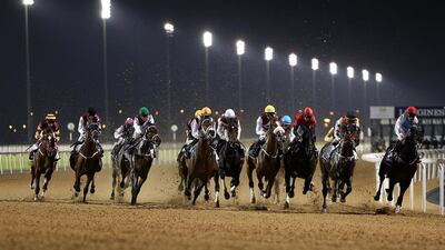 The dirt surface, which caused some heartburn for a few trainers, will be a lesser factor after this week’s rain. Pawan Singh / The National