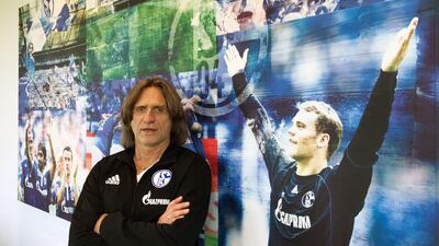 Norbert Elgert is in charge of the Under-19 team at Schalke's youth academy and has seen a number of top-level players come through at his club. Ryland James / AFP