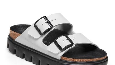 Arizona chunky sandal, Dh529, Birkenstock. Photo: Birkenstock