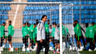 Manager Juan Antonio Pizzi has brought stability back to the Saudi Arabia side. Gabriel Bouys / AFP