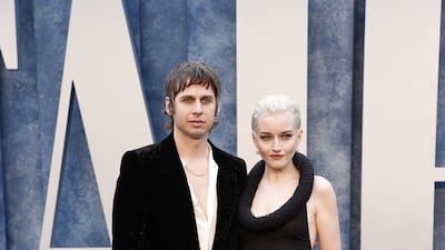Mark Foster and Julia Garner. AFP