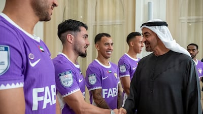 Sheikh Mohamed congratulates players for their success this season