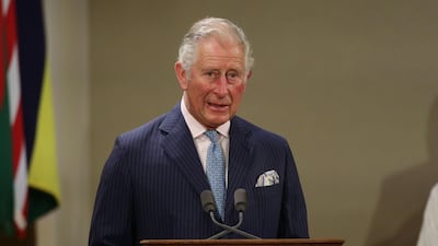 Britain's Prince Charles, Prince of Wales speaks at the formal opening of the Commonwealth Heads of Government Meeting (CHOGM) at Buckingham Palace in London. Yui Mok / AFP Photo.
