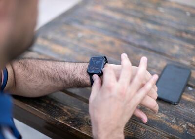 Researchers believe smartwatches could revolutionise healthcare in only a few years. Reem Mohammed / The National