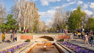 El Retiro, a popular historic garden and park in the centre of Madrid