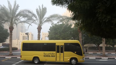 Off to school in Remraam, Dubai. Chris Whiteoak / The National