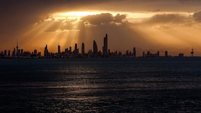 The tremor happened south of Kuwait City.