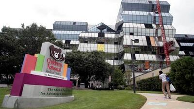 The Children’s National Medical Centre and the Sheikh Zayed Campus for Advanced Children’s Medicine in Washington, DC. The centre was founded in 2009 following a US$150 million (Dh551m) gift from the Government of Abu Dhabi. Andrew Councill for The National