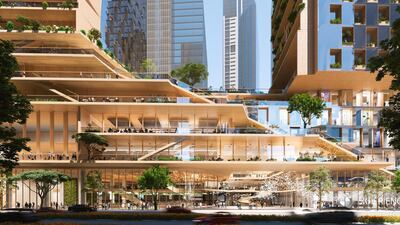 The market and podium level. Courtesy Norm Li