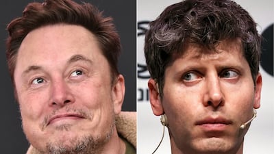 From allies to enemies: Elon Musk and Sam Altman. AFP
