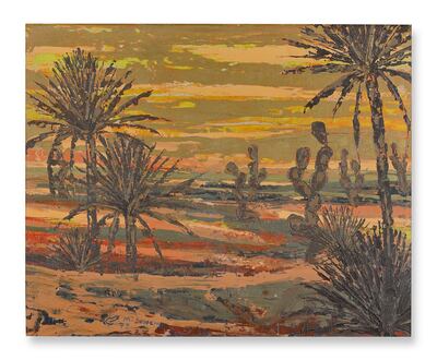 Mohammed Al Saleem's Desert Plants (1973). Photo: Christie's