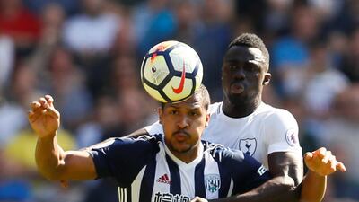 West Bromwich Albion's Salomon Rondon, left, scored seven league goals this term. Jason Cairnduff / Reuters