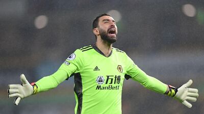 WOLVES PLAYER RATINGS: Rui Patricio 5 – Faced a lot of pressure in the first 45 minutes and made two decent blocks. Could do little about the goal, and then had a quiet second half. AFP