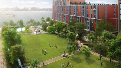 Eventually providing homes for approximately 10,000 Londoners, the first residents will begin moving into Royal Wharf in mid-2016. Courtesy of Ballymore