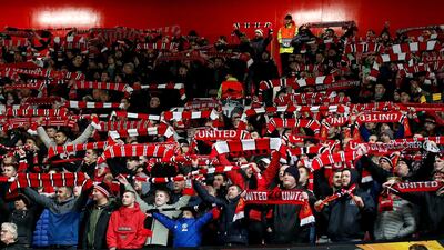 Manchester United fans. PA