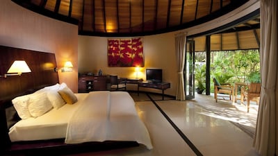 A beach villa at Sun Siyam Iru Fushi. Adam Bruzzone / Sun Siyam Iru Fushi