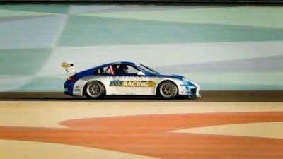 Al Nabooda Racing's Clemens Schmid won twice in Bahrain. Jorge Ferrari / Porsche GT3 Cup Challenge Middle East