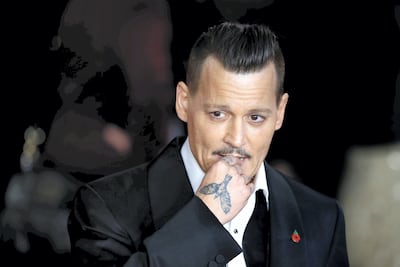 What is Johnny Depp afraid of - pirates, scissors, chocolates? He has the unusual coulrophobia, or a fear of clowns. AFP