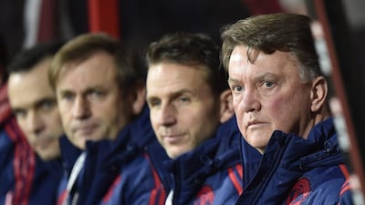 Louis van Gaal has come under increasing pressure following a string of negative results. Toby Melville / Reuters