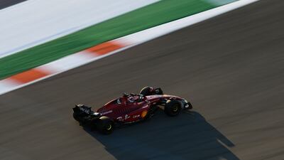 Charles Leclerc races during the second practice session for the Formula One United States Grand Prix. AFP