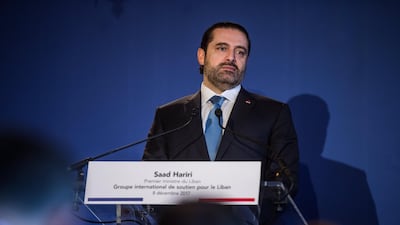 Saad Hariri asks Lebanese government agencies to reduce 2018 budgets by 20 per cent. Christophe Petit Tesson / EPA