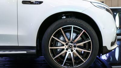 Speaking at the conference, Mercedes' Christophe Vloebergh called the new model 'a game-changer'. Victor Besa / The National