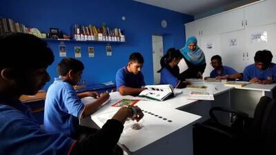 The Special Needs Families Development Center currently operates out of a 10-room apartment in Karama Centre, a busy shopping mall filled with offices.