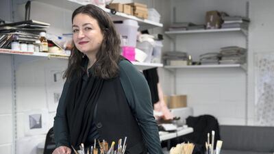 Al Saleh speaks of wanting to honour humble objects in her work. Stephen Lock for the National