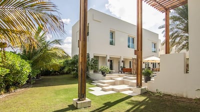 The villa mixes Scandinavian design influences with an interpretation of an Arabian courtyard. Courtesy Luxhabitat