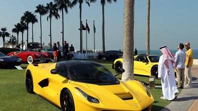 Ferraris were out in numbers at the Gulf Concours.