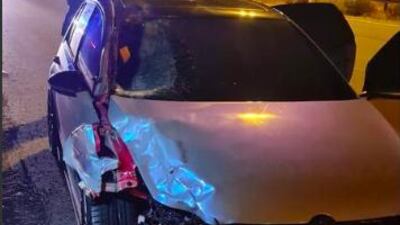 A car hit a pedestrian on Sheikh Mohammed Bin Zayed Road in Ras Al Khaimah. Courtesy: Ras Al Khaimah Police