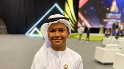 Abdulla Albusmait, 12, from the Mohammed bin Hamad Al Sharqi Boys School in Fujairah, bagged second prize in the Most Improved Alef Student category.