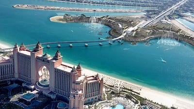 An artist rendering of the Pointe at Palm Jumeirah. Courtesy Nakheel