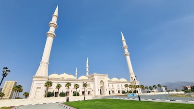 The Sheikh Zayed Grand Mosque in Fujairah was inaugurated in 2015. Getty Images