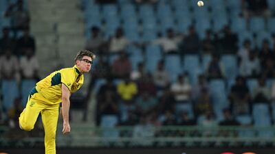 Australia's Adam Zampa bowls. AFP