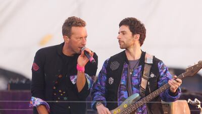 Coldplay kicked the evening off with a performance at Trinity Buoy Wharf. AFP