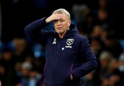 West Ham manager David Moyes was criticised by some Hammers fans for his defensive tactics in last week's defeat against Manchester City. Reuters