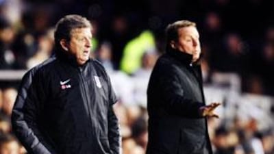 Roy Hodgson, left, the Fulham manager, has taken his team on their greatest run in European competition.