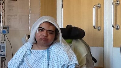 Ohoud Al Najjer following the incident