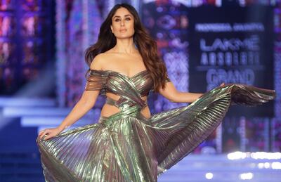 Kareena Kapoor Khan for Monisha Jaising. AP Photo
