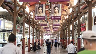 The Gold Souk in Deira is set for a revamp. Antonie Robertson/The National