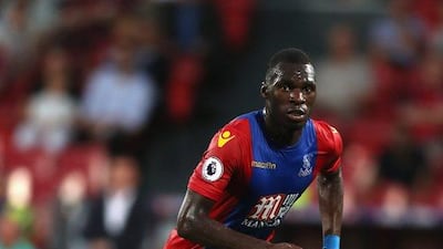 Christian Benteke of Crystal Palace in action during the EFL Cup. Christopher Lee / Getty