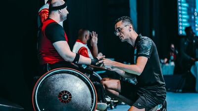 Athletes often require medical attention for bruises and cuts. Photo: Mohammed Al Zarooni