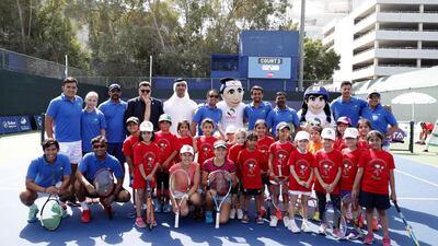 Tennis Emirates Day. Courtesy Dubai Duty Free Tennis Championships