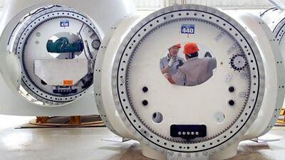 Installation of wind turbines is predicted to slow. REUTERS / David Gray