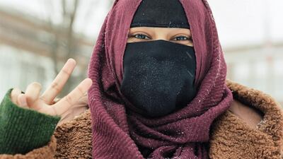 Images from Charlotte Bibby's 'Reclaiming Muslim' UK project include Aima Warriach,a 20-year-old niqabi, feminist and artist who was born in Pakistan and moved to Canada as a baby. Reclaiming Muslim / Charlotte Bibby