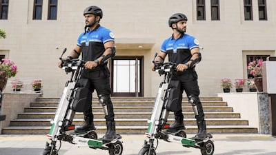 The swift arrests and recovery of the money showed how effective patrols were in the city. Photo: Dubai Police