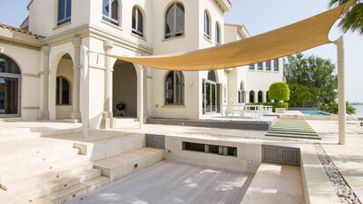 3: The villa comes with unique works of art, lounge access directly to the pool and grand entrance foyers according to property firm Luxhabitat. The spacious terrace has views of the Burj Al Arab.